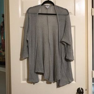 Grey Crochet Style LuLaRoe Lindsey
